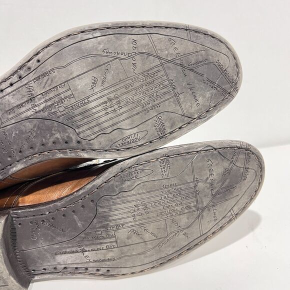 To Boot New York Adam Derrick Brown Lace Up Dress Shoes Men's Sz 10 108214 - Picture 8 of 11